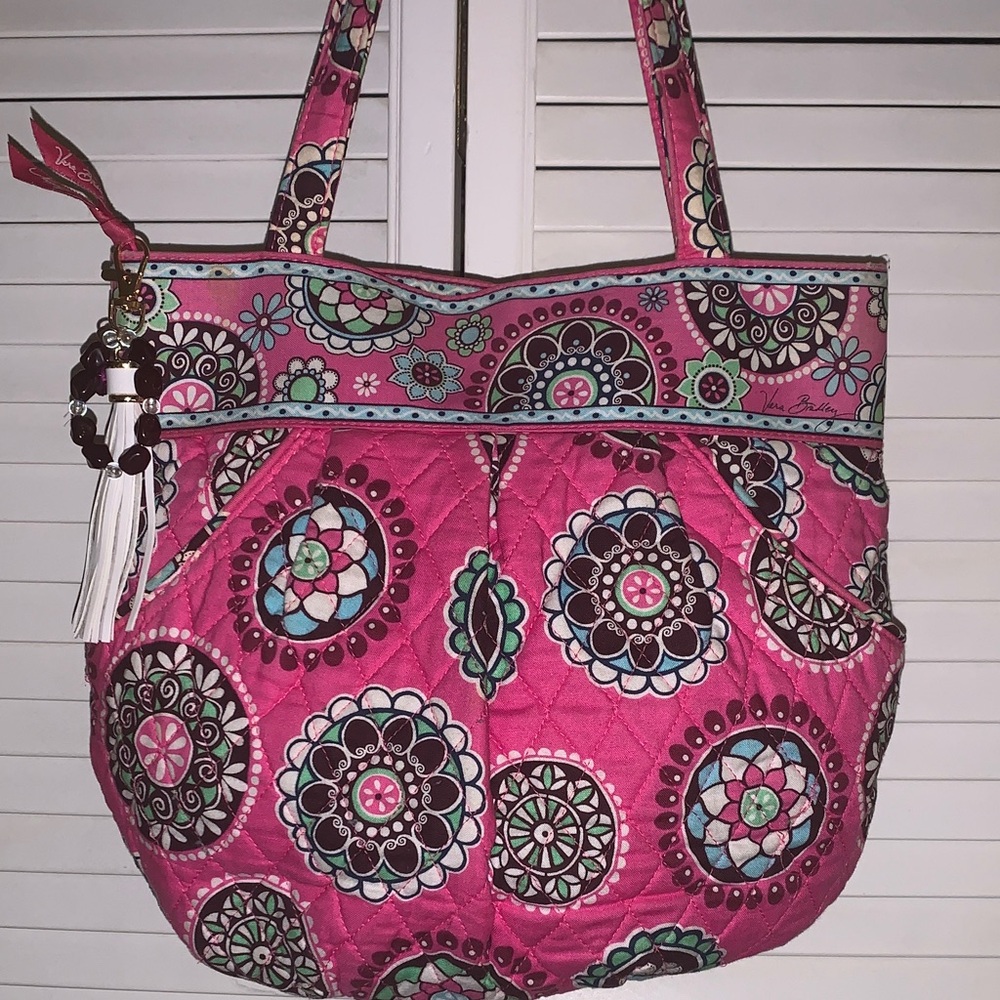Vera Bradley rare floral shoulder/tote bag